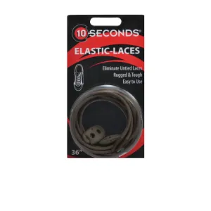 10 Seconds Elastic Shoe Lace - Brown