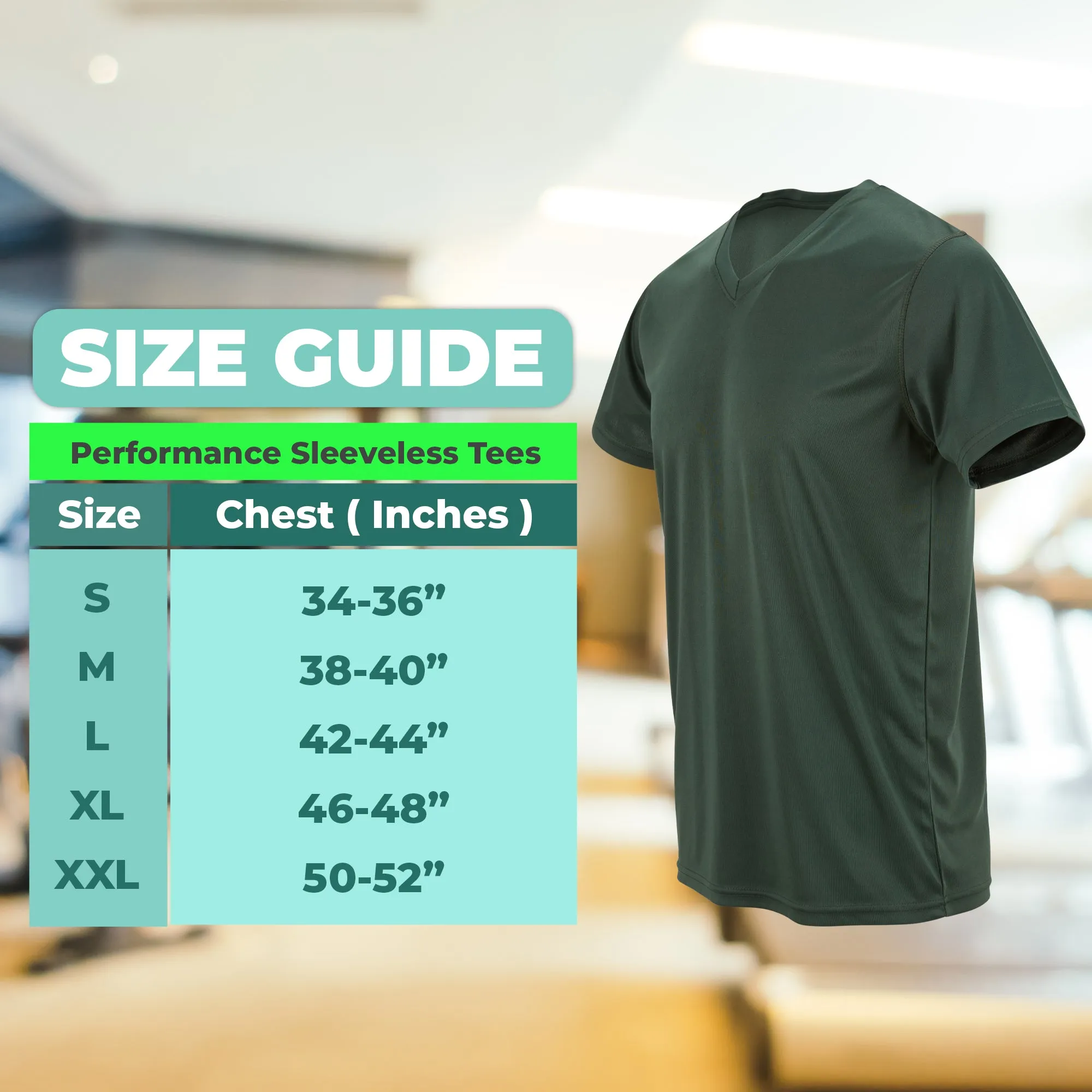 4 Pack: Men's Workout Shirts Dry Fit, Moisture Wicking Active Athletic Shirts, V-Neck Running & Gym Tshirts for Men, Reg & Oversized