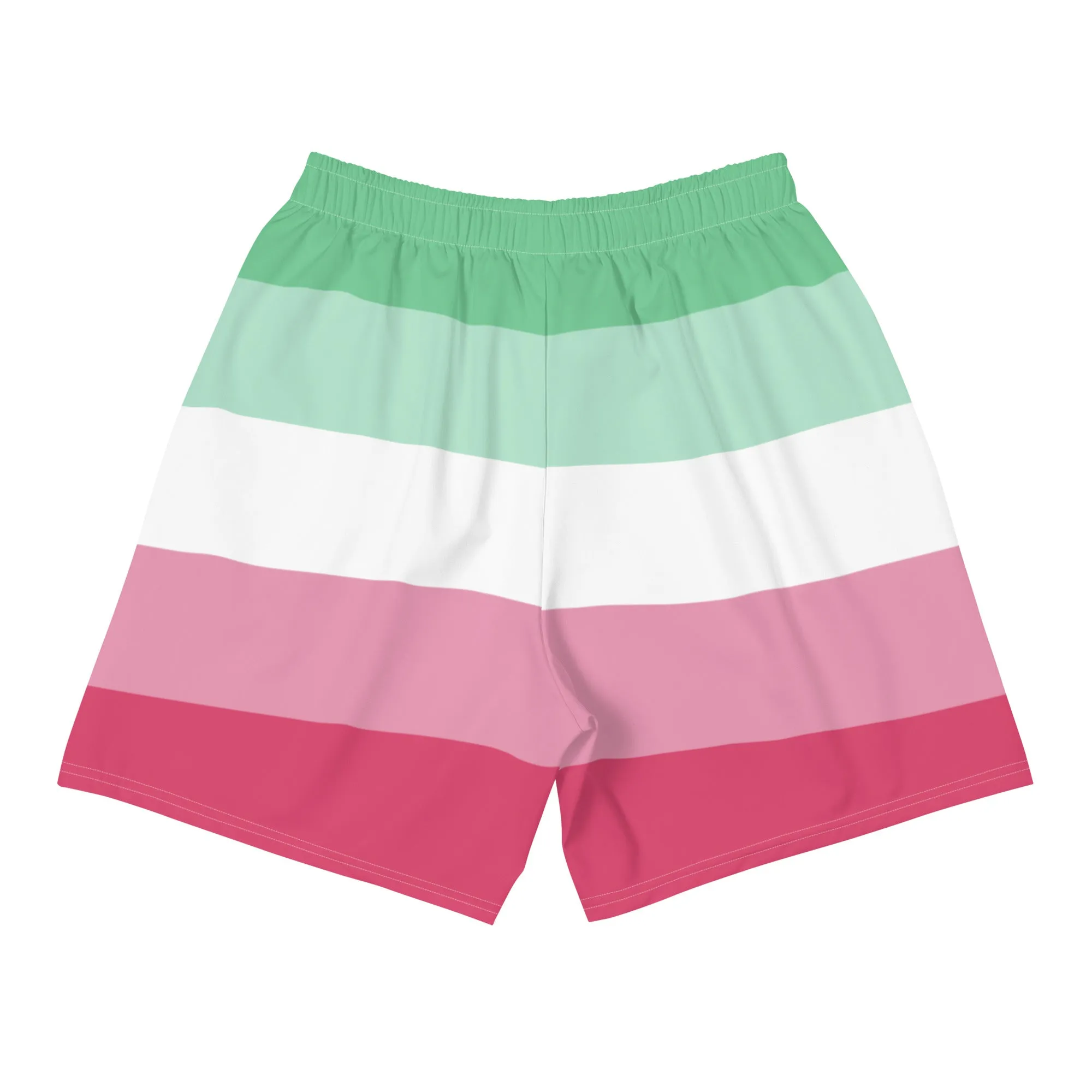 Abrosexual Flag Long Athletic Shorts