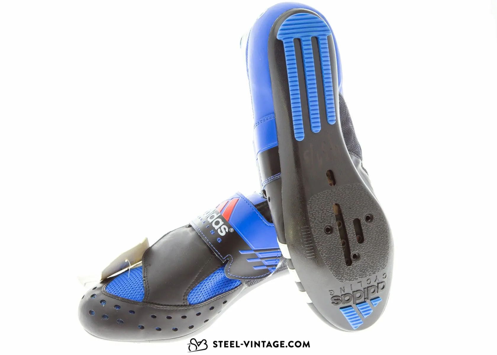 Adidas Tridynamic Blue Cycling Shoes NOS 43 1/3