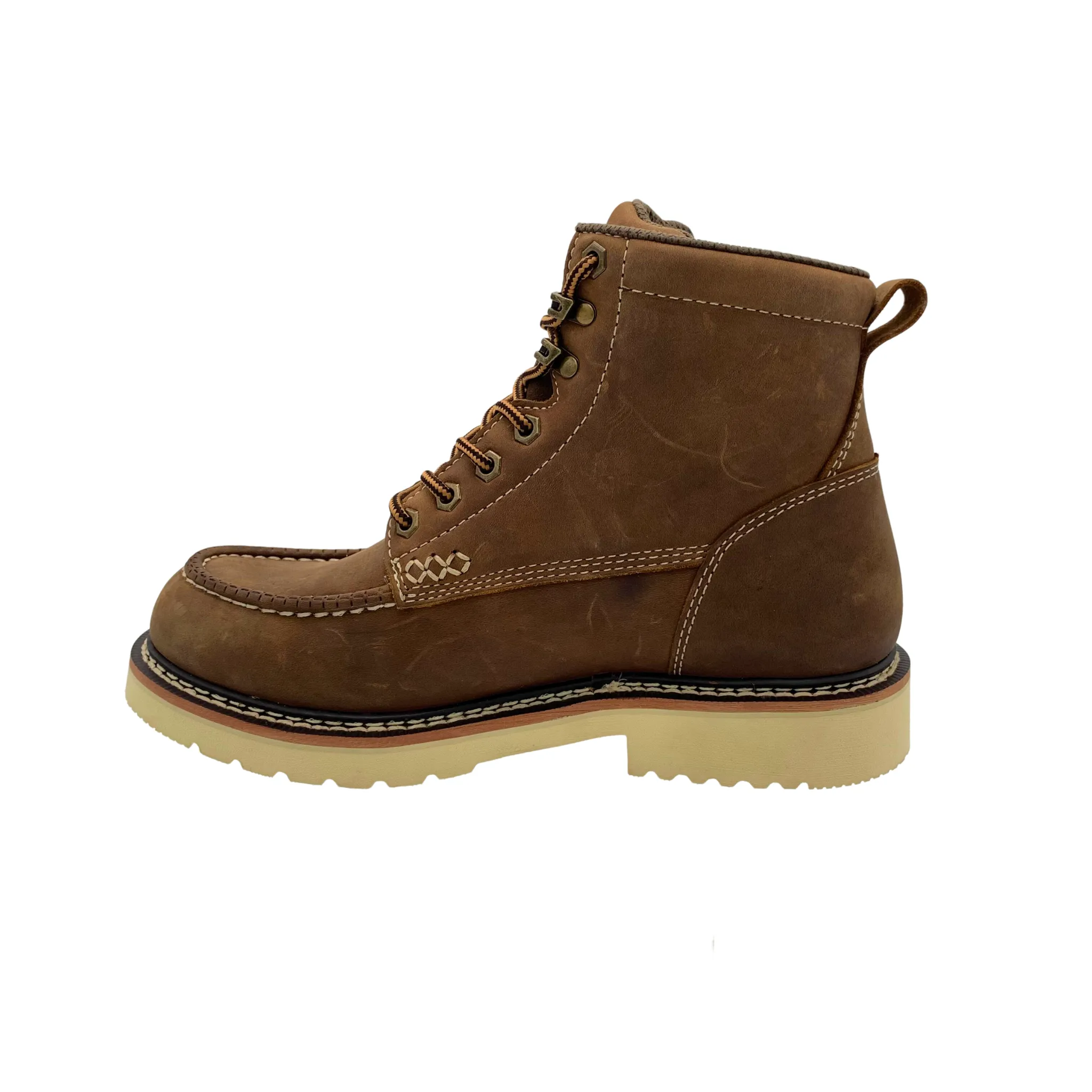 AdTec Men Brown Men's Apex 6" SR Moc-Toe