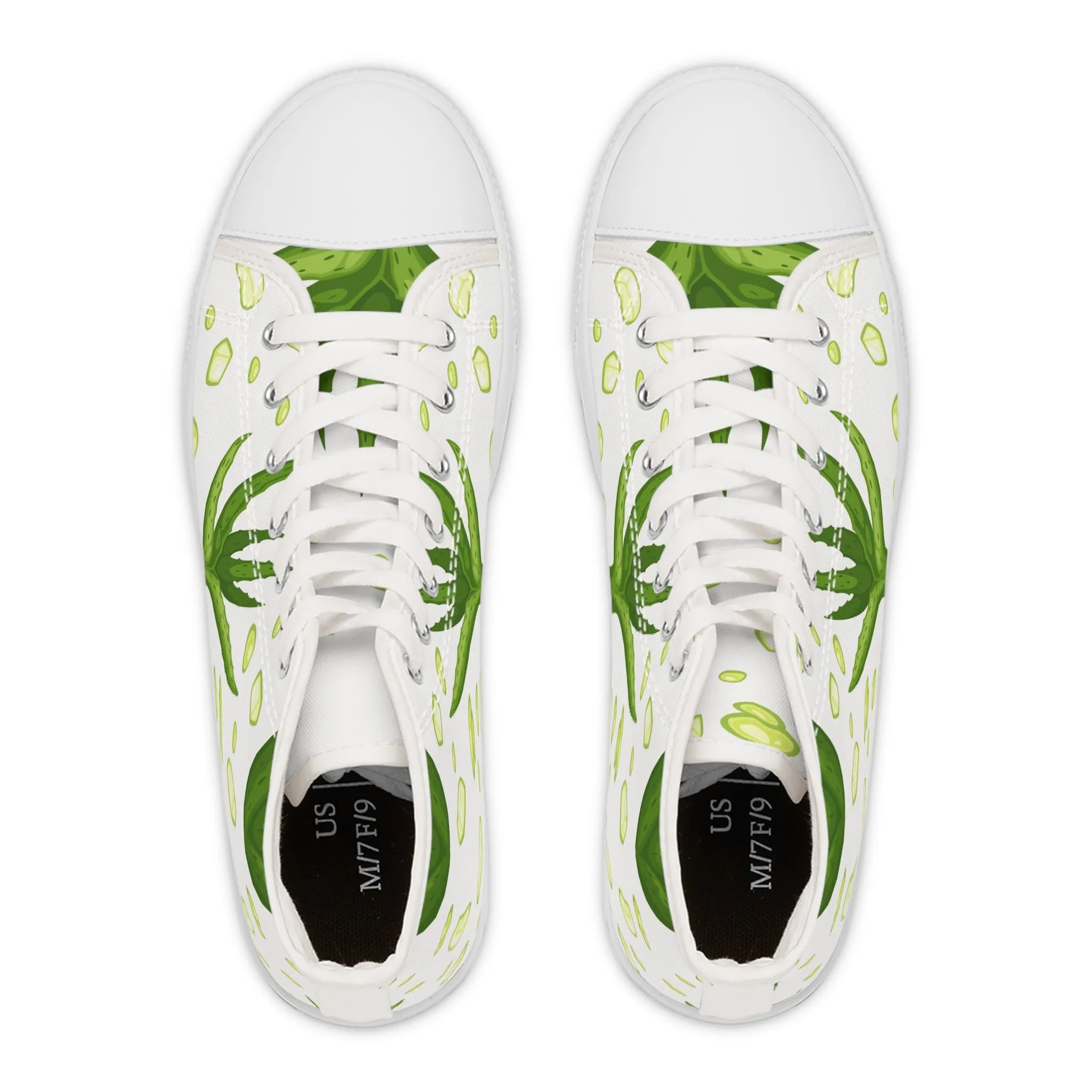 Aloe Vera Women's High Top Sneakers