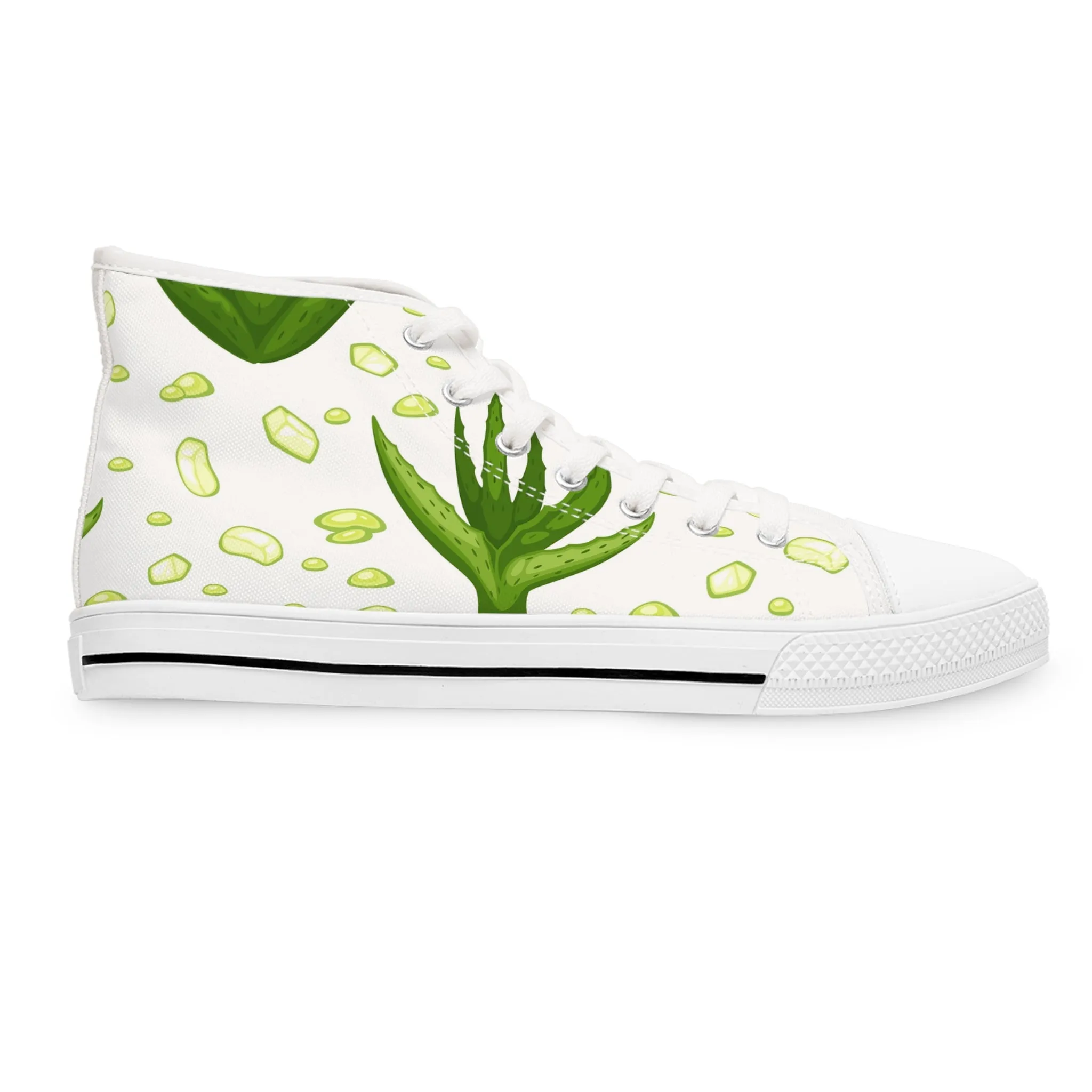 Aloe Vera Women's High Top Sneakers