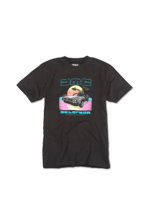 American Needle De Lorean Mc Brass Tacks Tee in Black