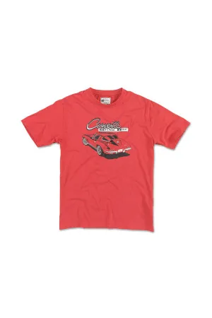 American Needle GM Corvette Brass Tacks T-Shirt in Red