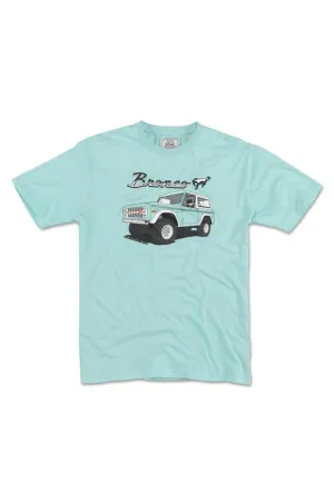 ANC Bronco Brass Tacks T-Shirt in Aqua Splash