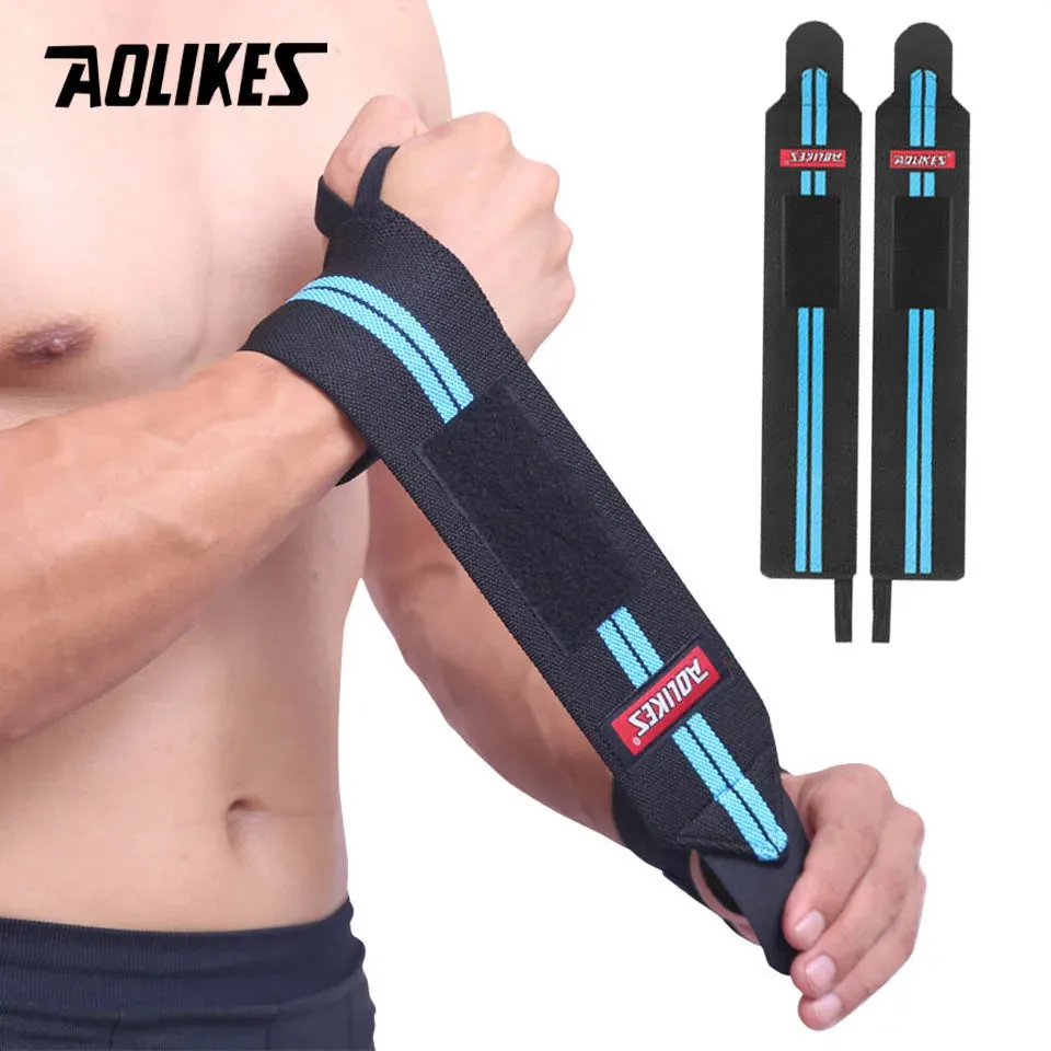 AOLIKES 1 Pair Wristband  Lifting Straps