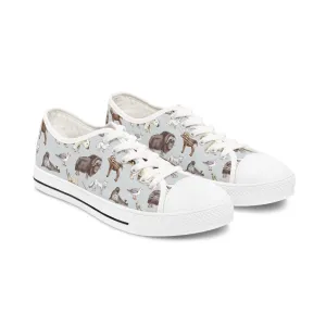 Arctic Animals Women's Low Top Sneakers