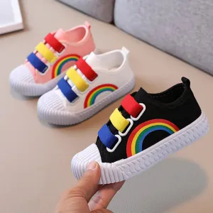 ARWEN&AJH GROUP مجموعة اروين التجاريه2024   Children Sneakers Boys Fashion Hook Shoes Girls Non-slip Casual Student Canvas Shoes Spring Autumn New Kids Designer Flats Shoes