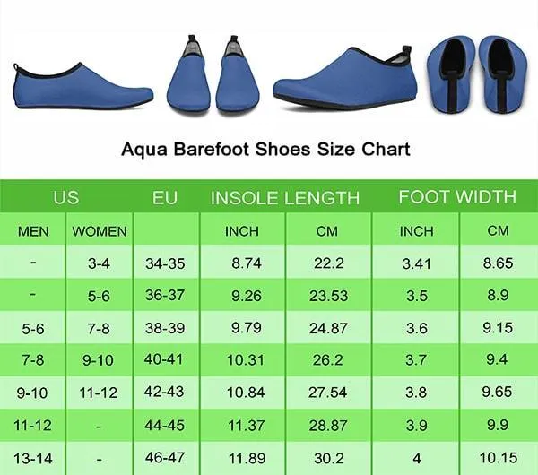 ASL Interpreter Aqua Barefoot Shoes