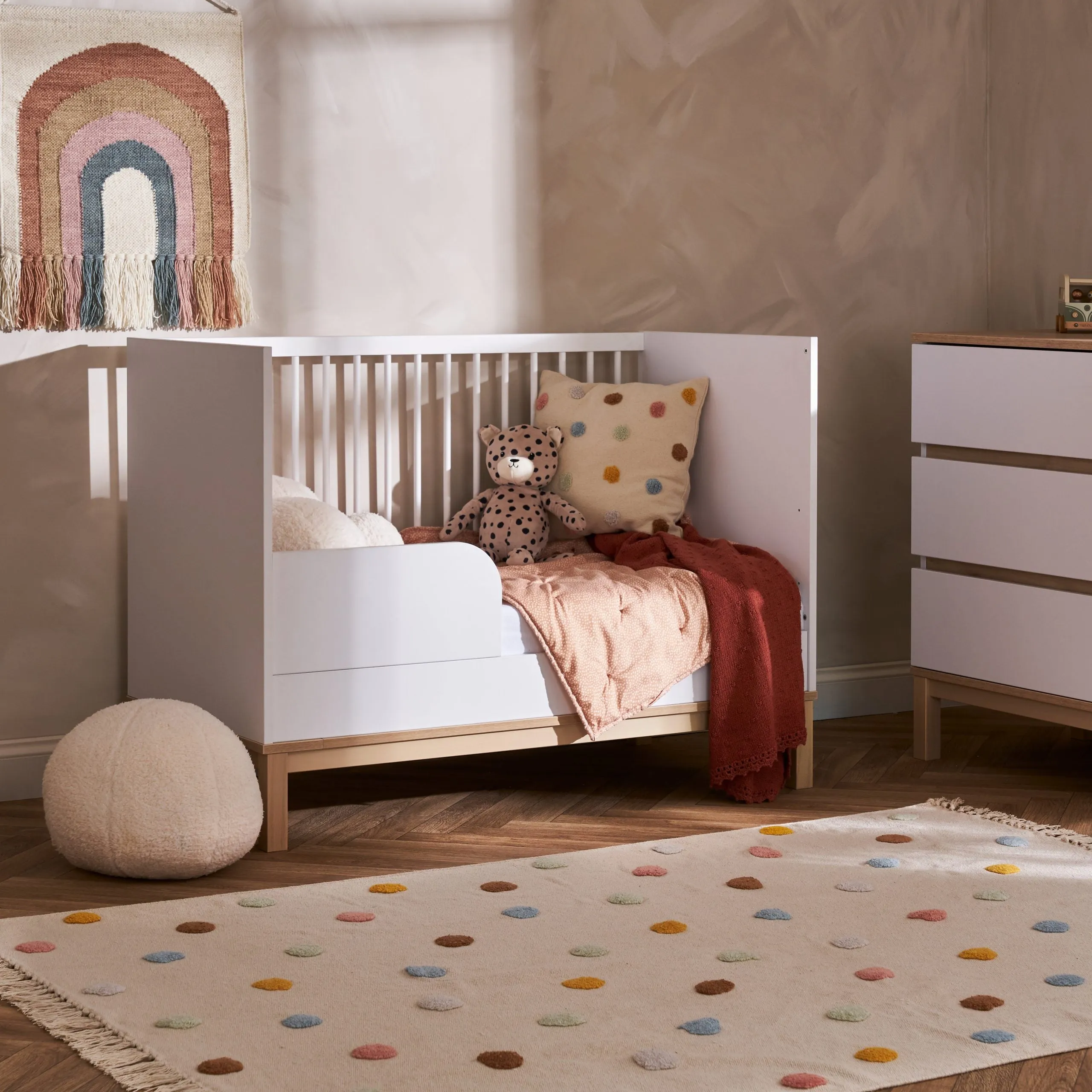 Astrid Mini 3 Piece Nursery Room Set - White