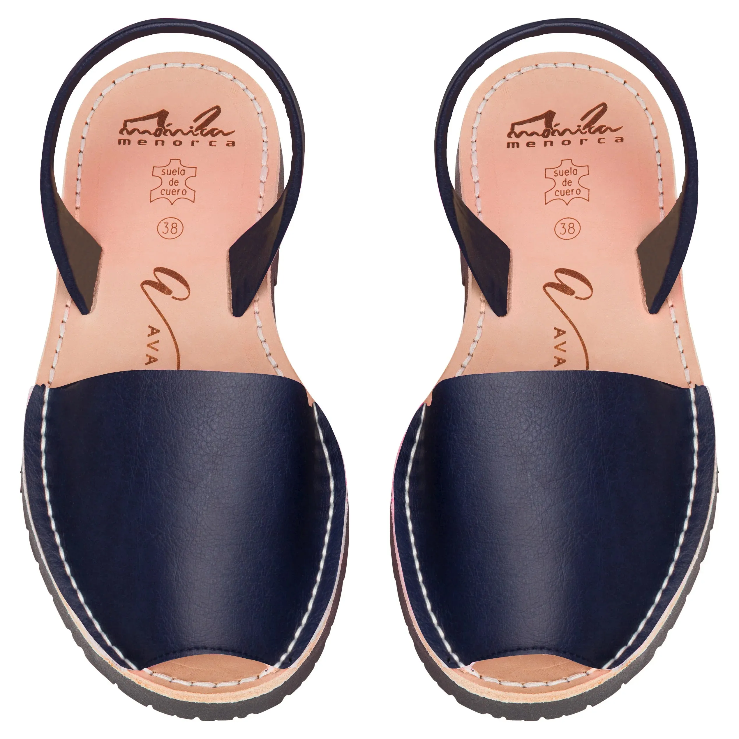 Avarcas Ladies Navy Shoe - Navy