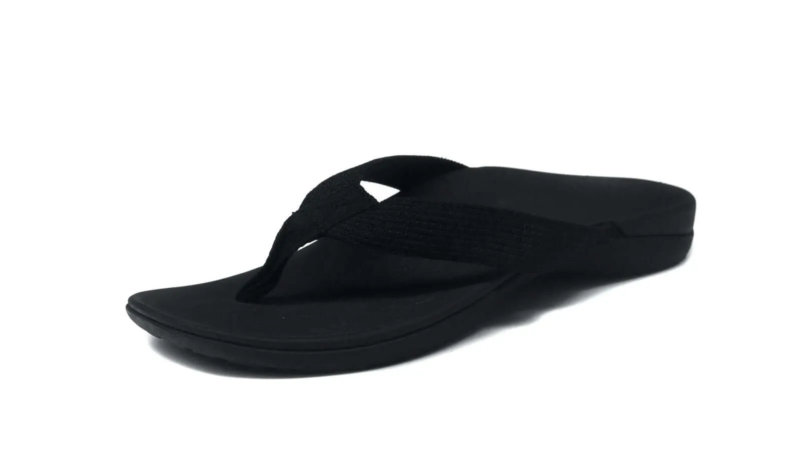 AXIGN Premium Orthotic Arch Support Flip Flops Sandal Thongs Archline - Black