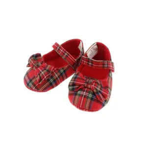 Baby and Infants Royal Stewart Tartan Shoe with Bow