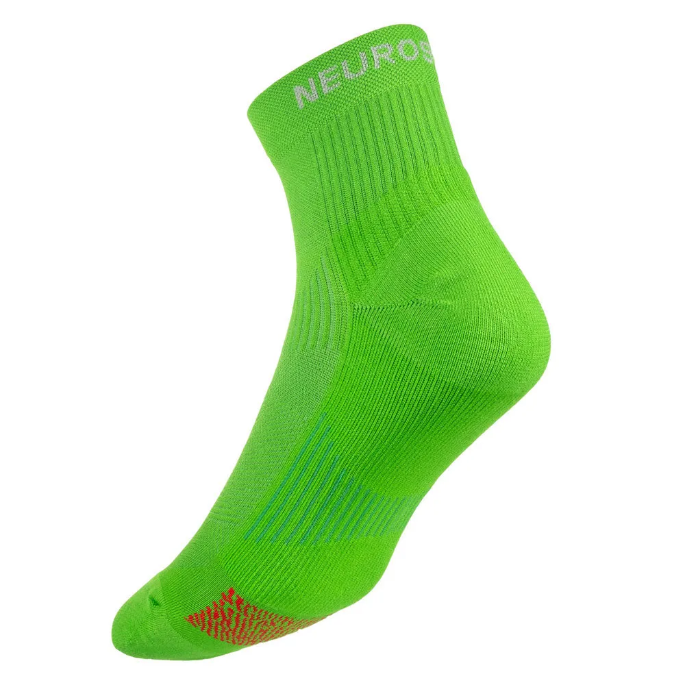 Biowin Neurosocks - Athletic Mini Crew - Neon Green