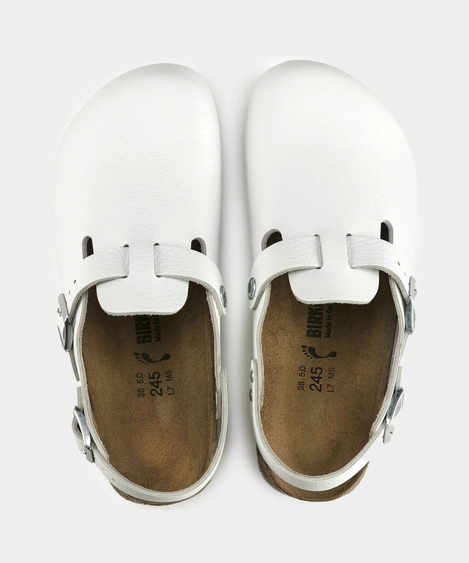 Birkenstock Tokio Super Grip in White Leather