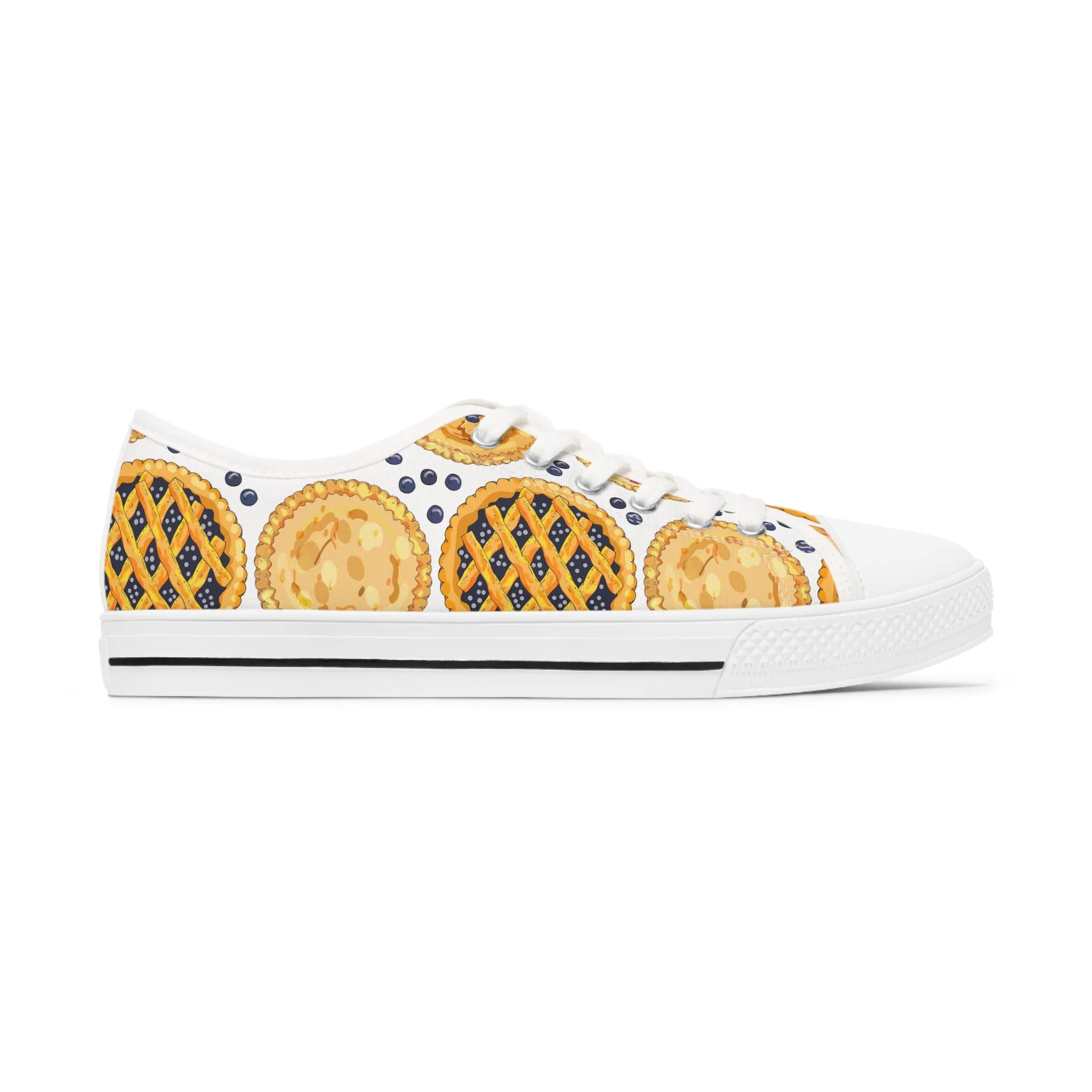 Blueberry Pie Women's Low Top Sneakers