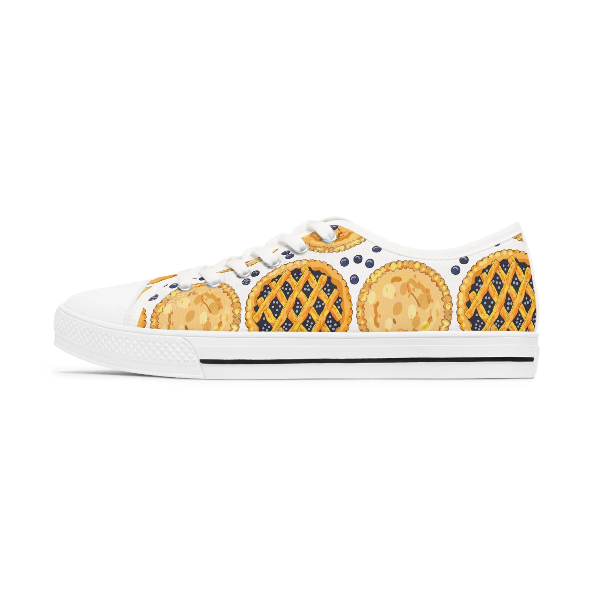 Blueberry Pie Women's Low Top Sneakers