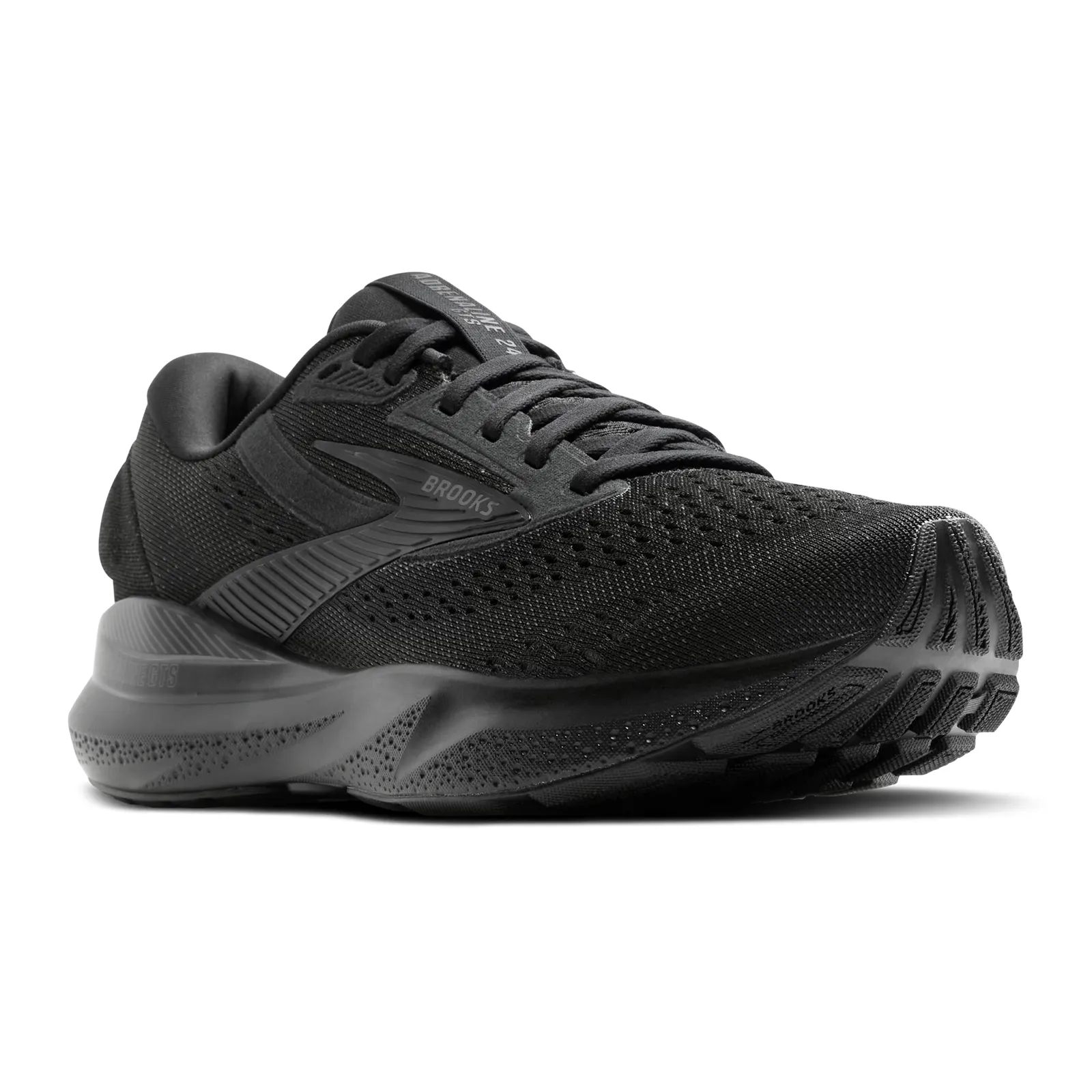 Brooks Adrenaline GTS 24 Running Shoe (Men) - Black/Black/Ebony