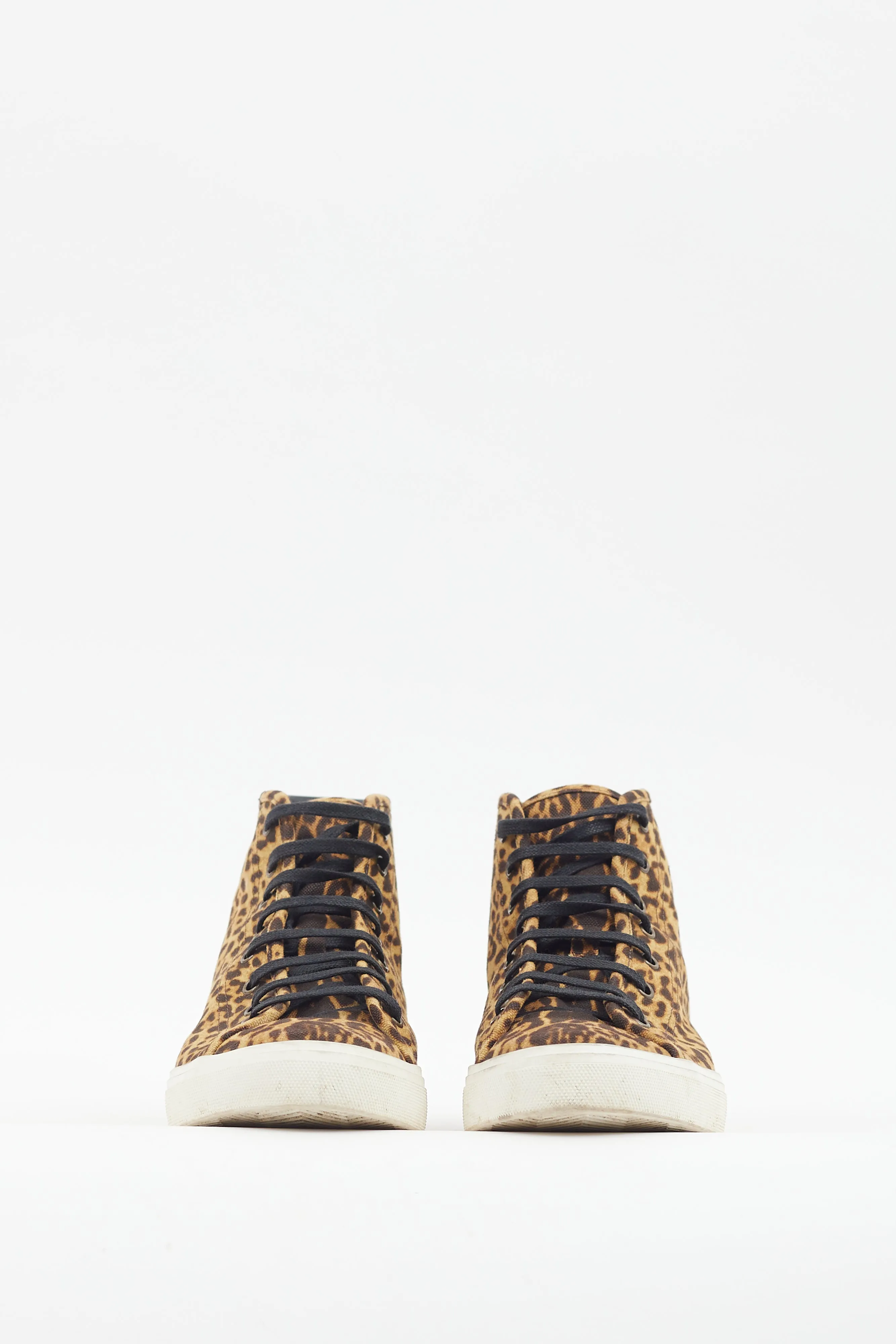 Brown Malibu Printed High Top Sneaker