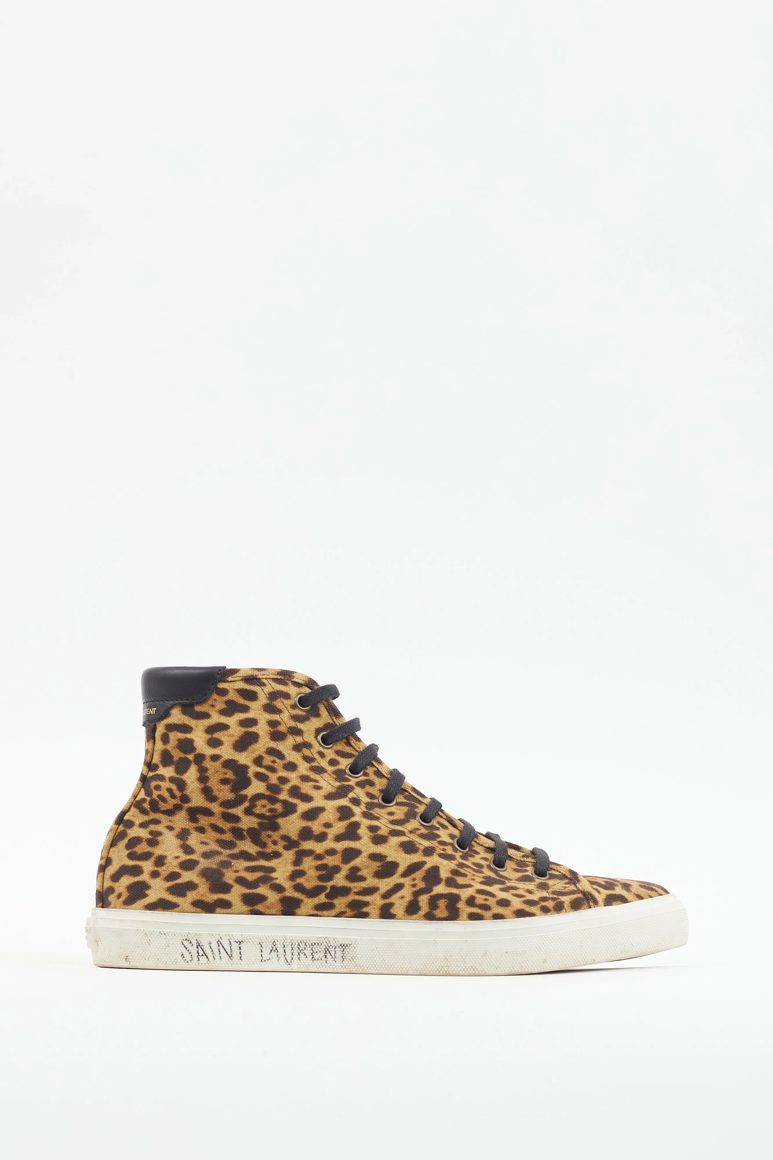 Brown Malibu Printed High Top Sneaker