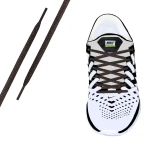 Brown Oval Athletic Lace