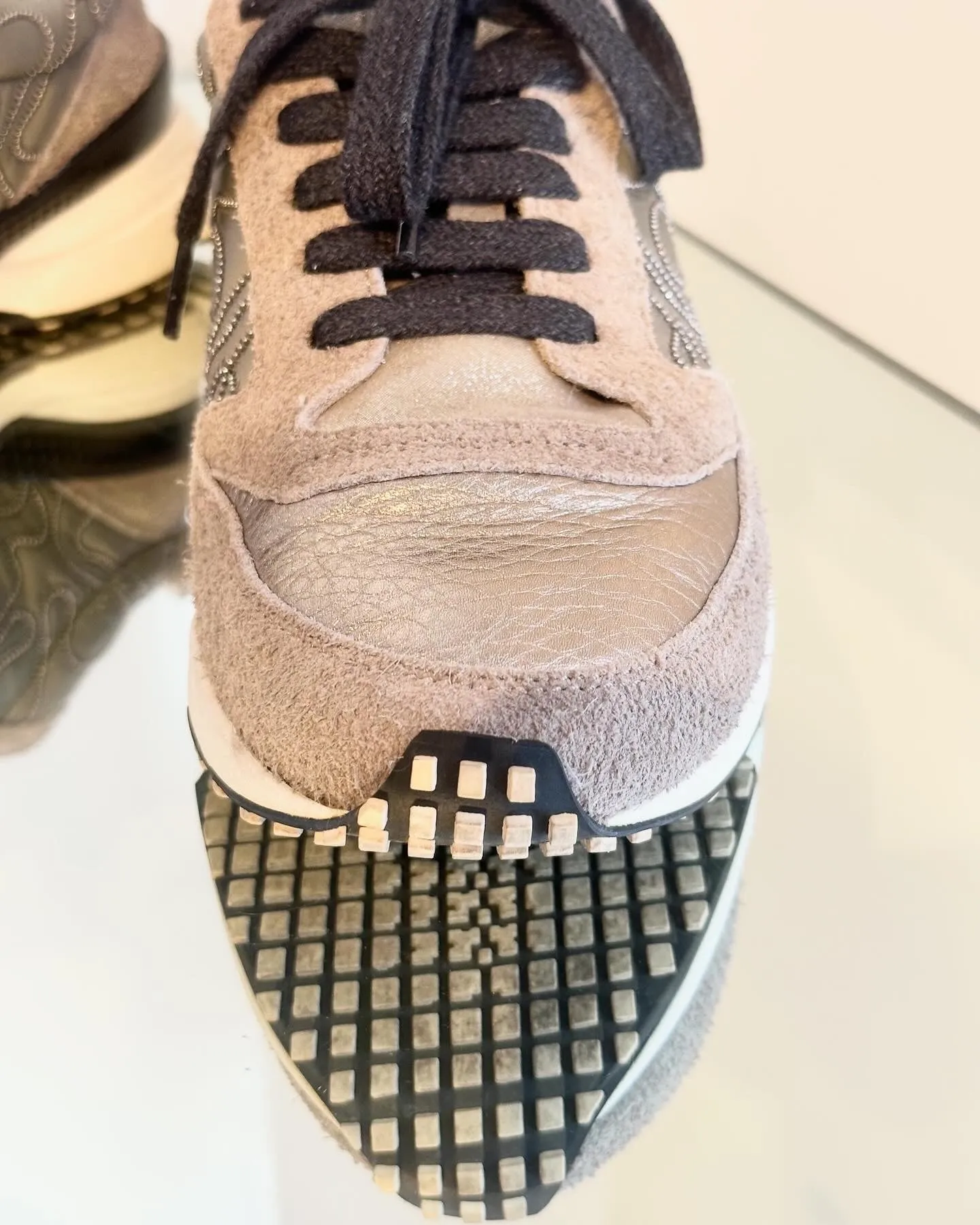 BRUNELLO CUCINELLI Leather Suede Sneakers