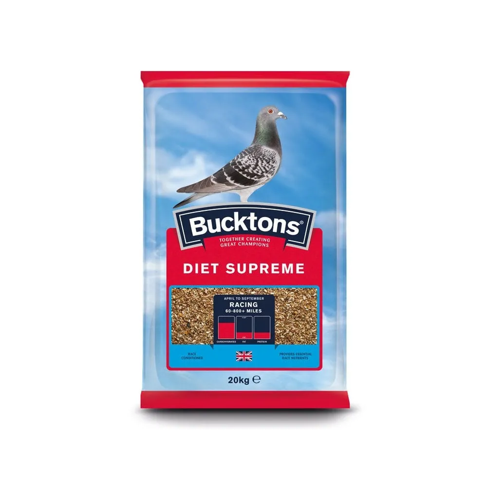 Bucktons Diet Supreme Racing Pigeon Feed 20kg