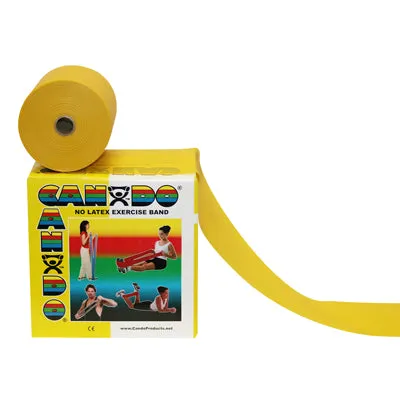 CanDo Latex Free Exercise Band - 50 yard roll - Yellow - X-light