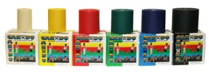 CanDo Latex Free Exercise Band - 50 yard rolls, 5-piece set (1 each: yellow, red, green, blue, black)