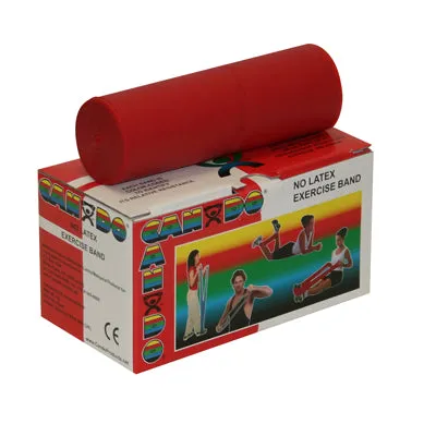 CanDo Latex Free Exercise Band - 6 yard roll - Red - light