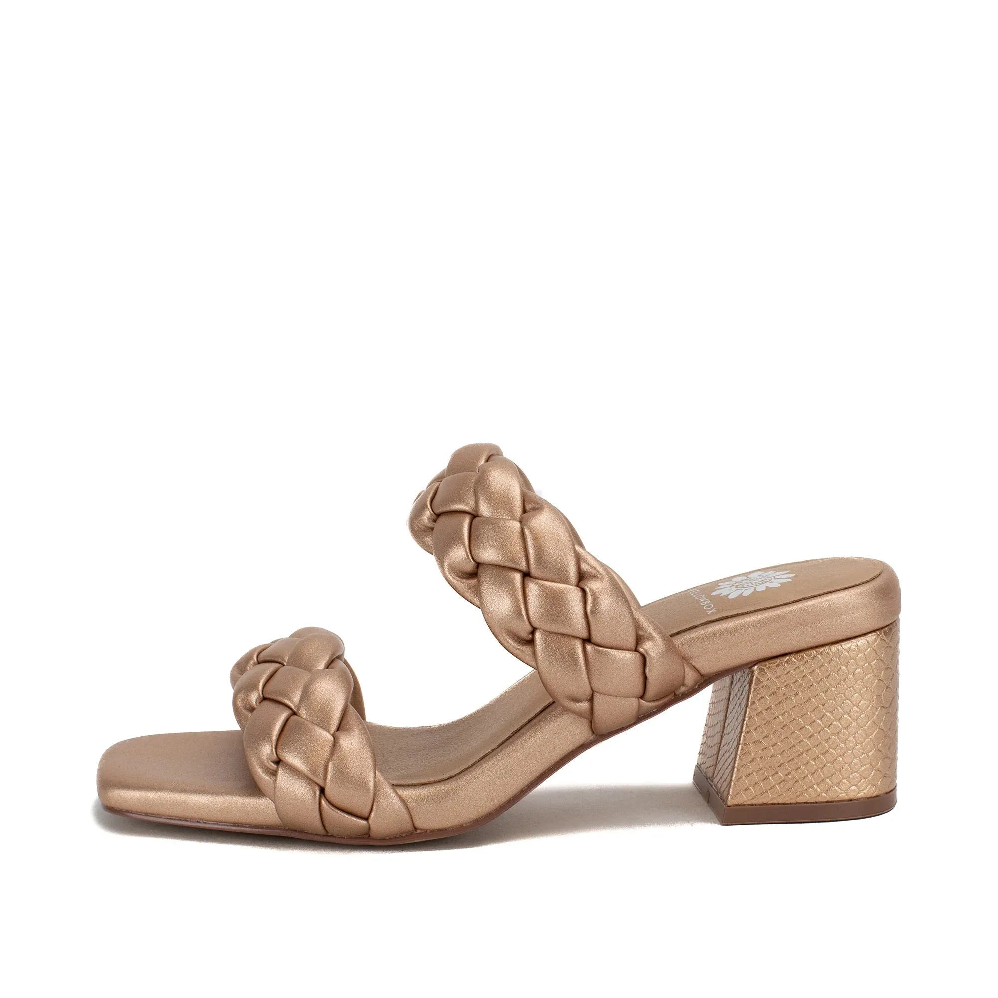 Carlen Heel Sandals - Rose Gold