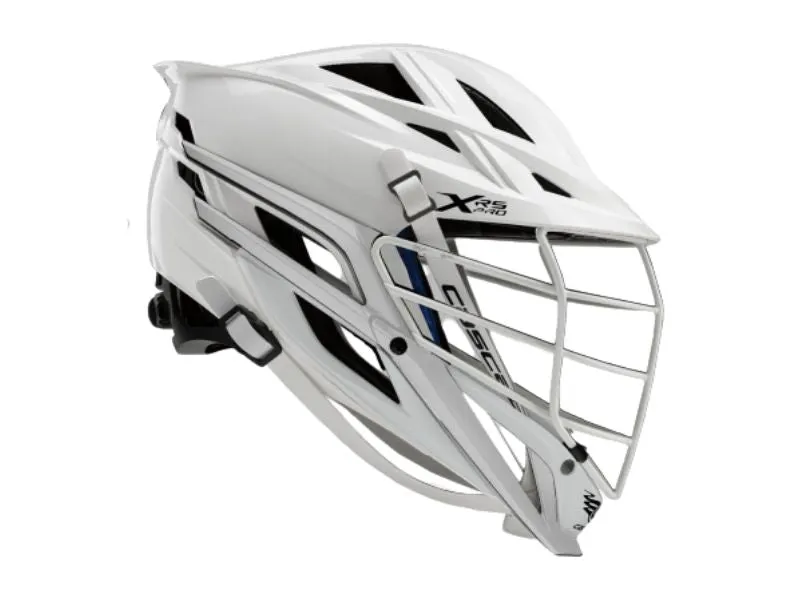 Cascade XRS Pro with Quikclips Field Lacrosse Helmet White