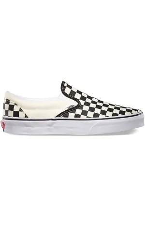 Checkerboard Classic Slip-On Sneakers by Vans