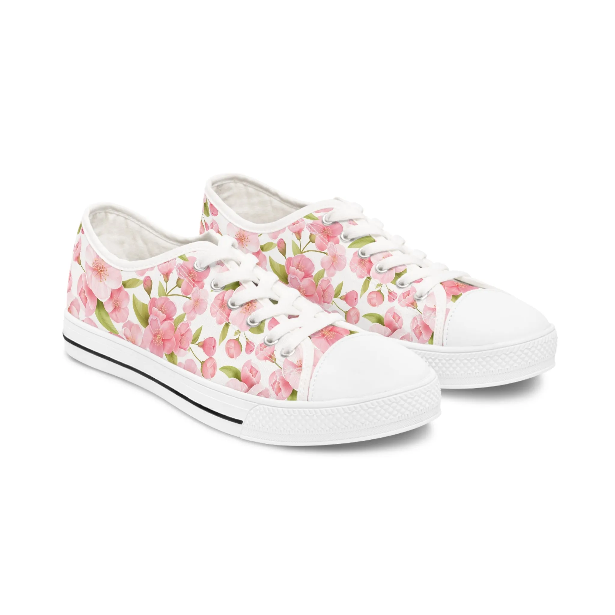 Cherry Blossom Women's Low Top Sneakers