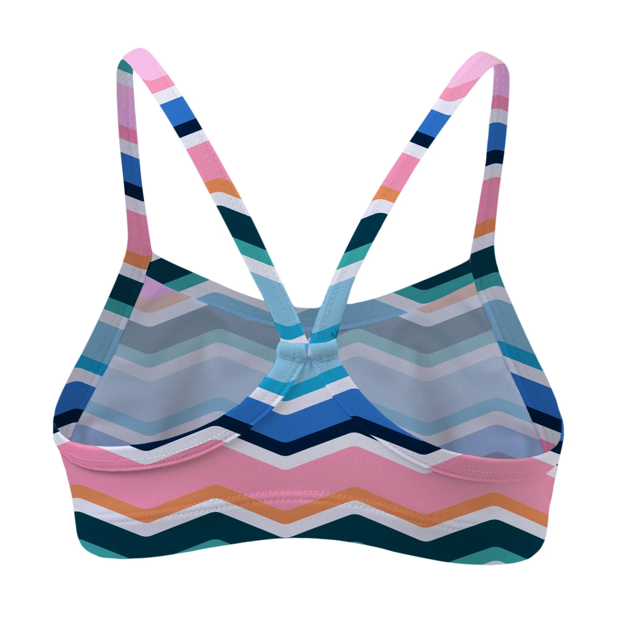 Chevron Wave Bikini Top