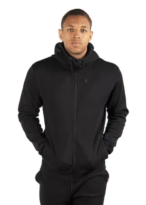 City Lab Men's Atheltic Performance Full Zip Fleece Hoodie