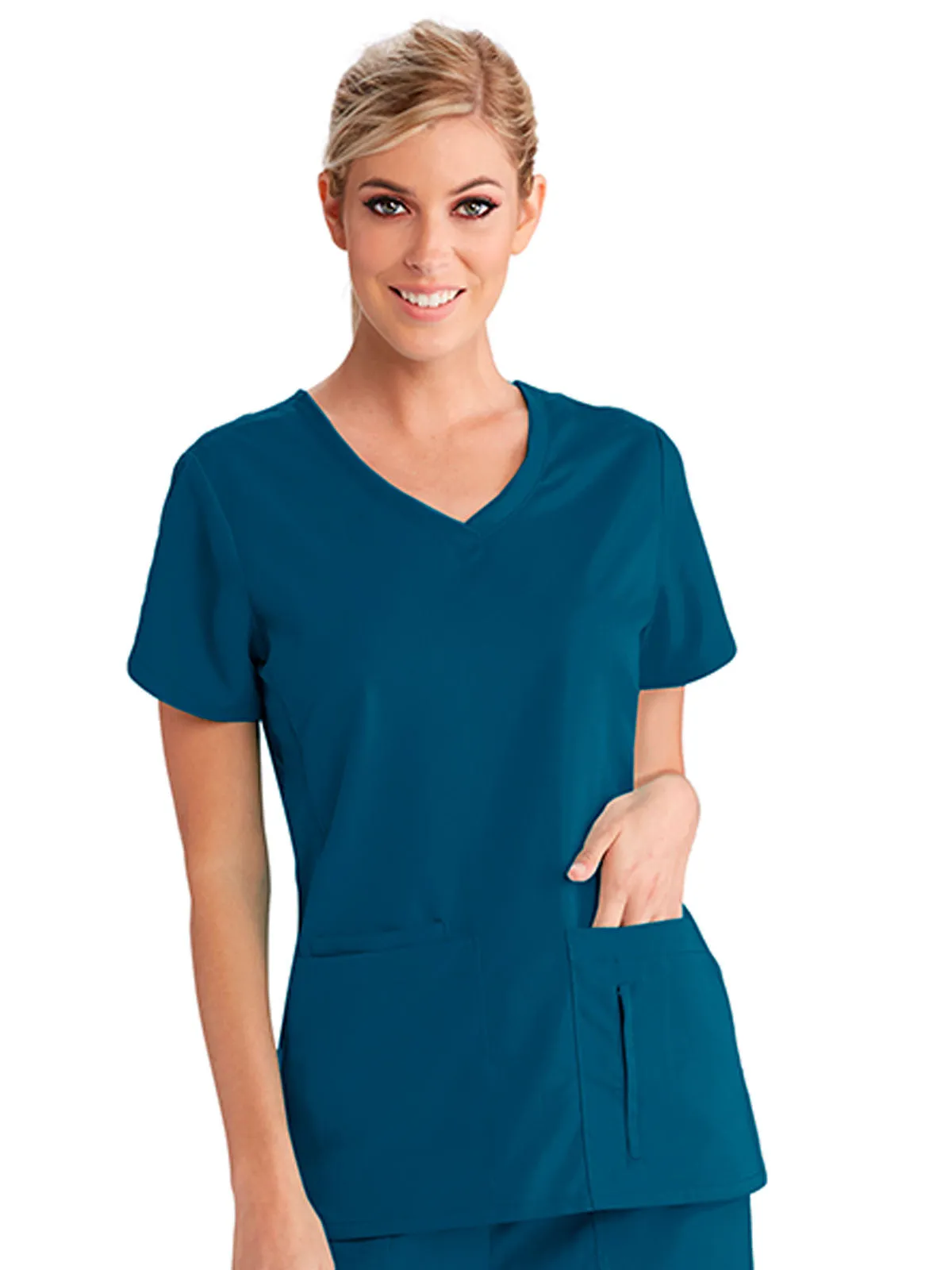 Classic - Women's Cora V-Neck Scrub Top [1]