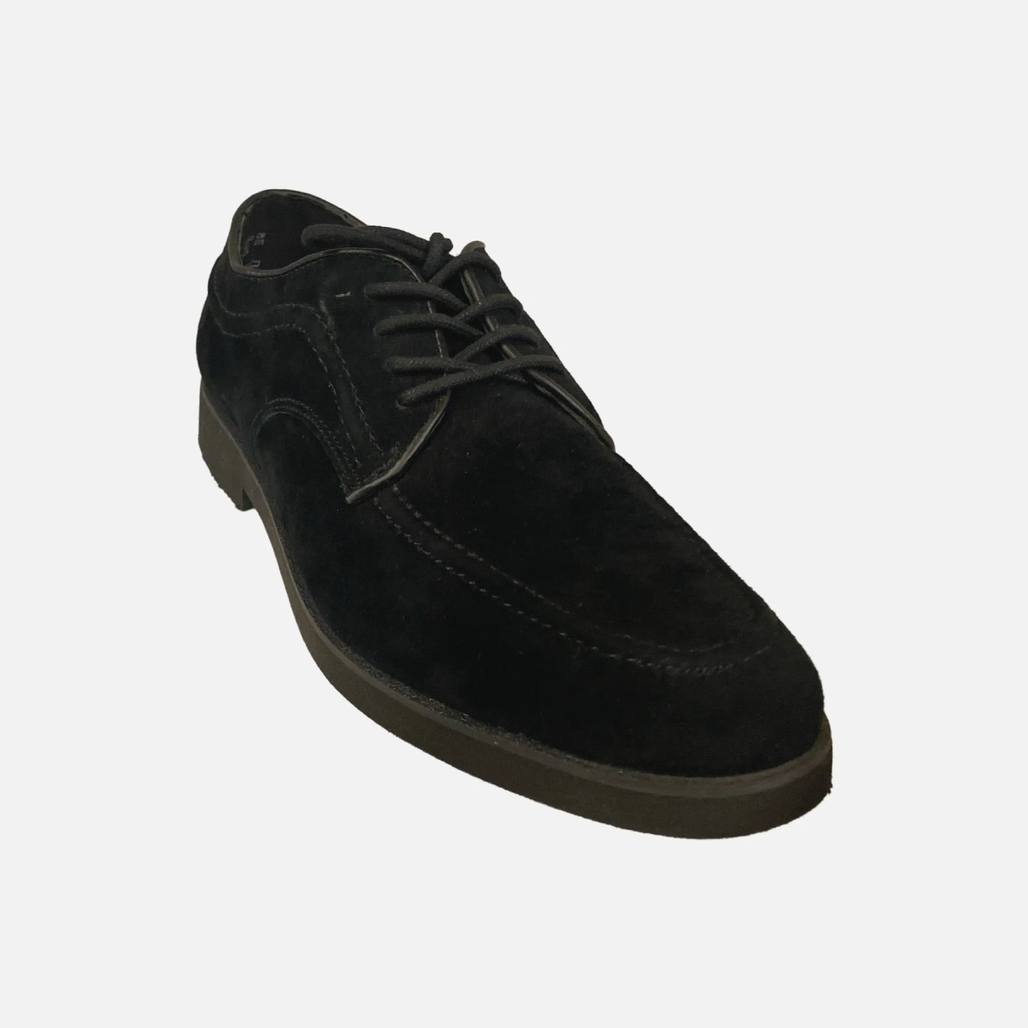 Clearance | Hush Puppies Bracco MT Oxford Black Suede Shoe