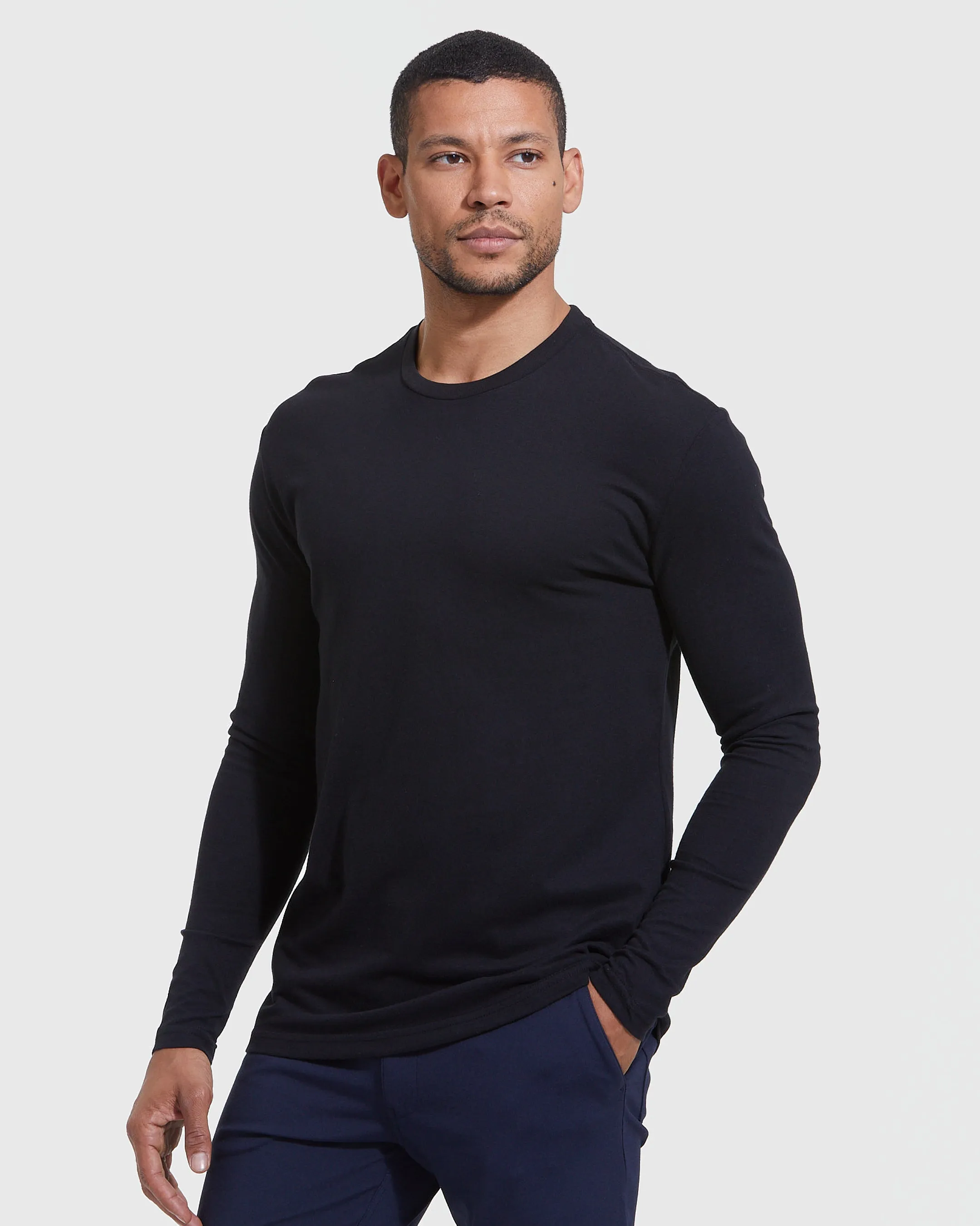 Core Long Sleeve Crew Neck T-Shirt 3-Pack