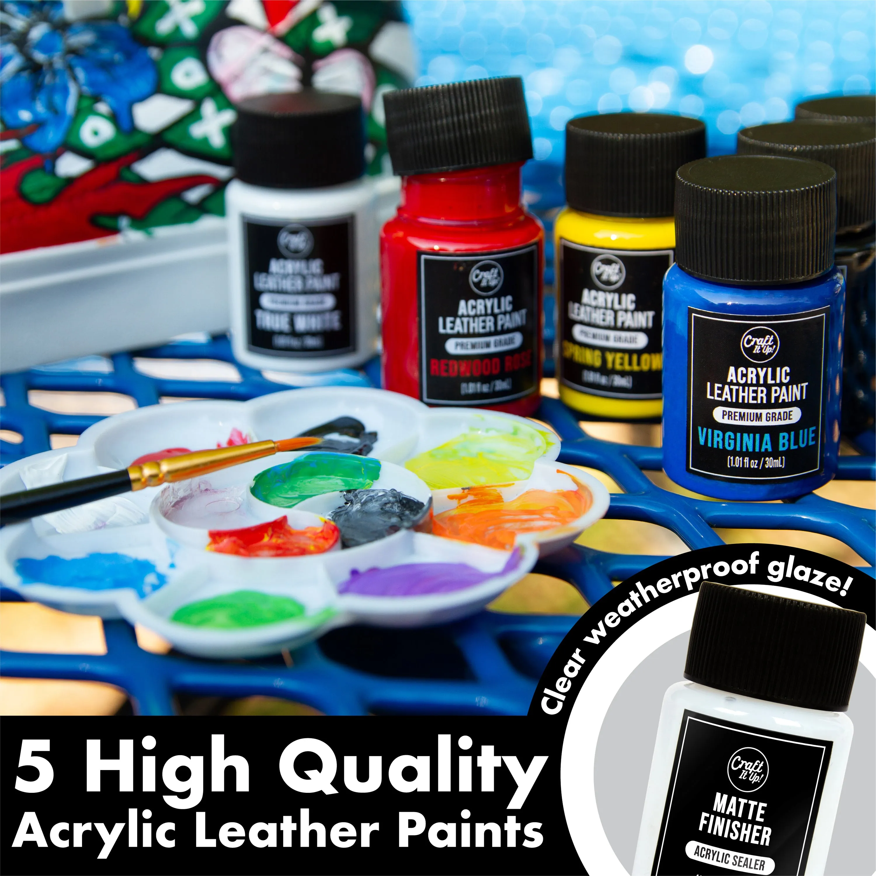 Creative Kids Sneaker Painting Kit- Complete Shoe Paint Kit for Sneakers