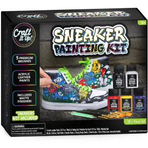 Creative Kids Sneaker Painting Kit- Complete Shoe Paint Kit for Sneakers