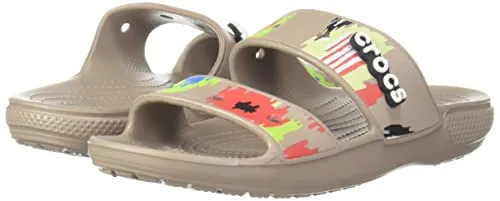 Crocs Unisex Adult Mushroom/Multi Sandal-6 Kids UK (208060-2ZJ)