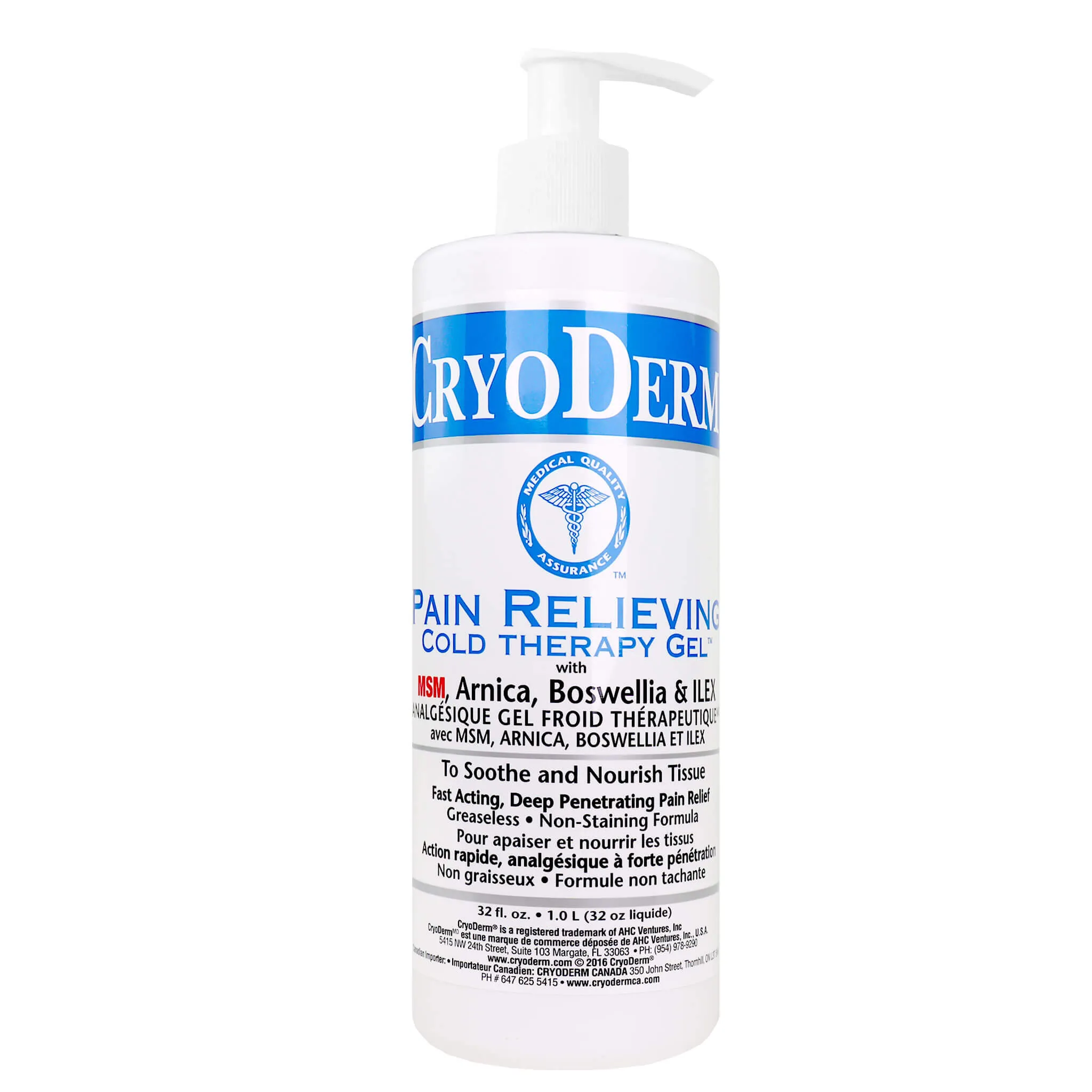 CryoDerm Cold Therapy Gel 32oz