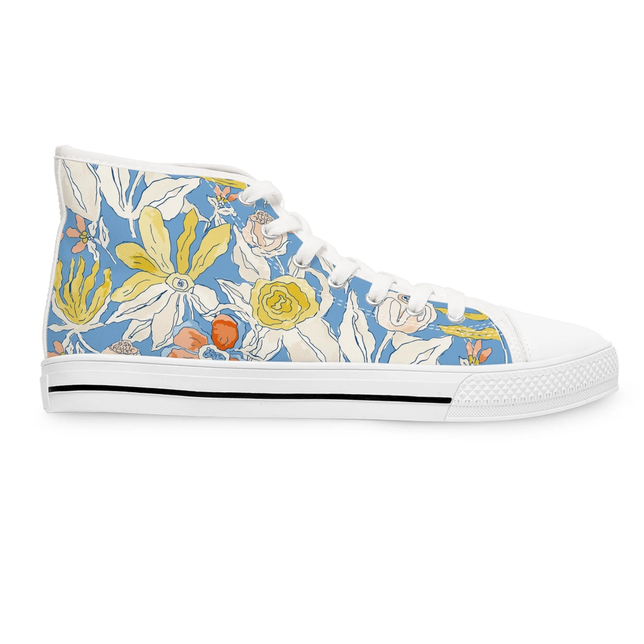 Cute Plants Women's High Top Sneakers