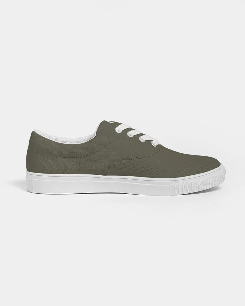 Dark Yellow Men's Canvas Sneakers | Men's | Dark Pale Pastel Yellow | C0M0Y30K80