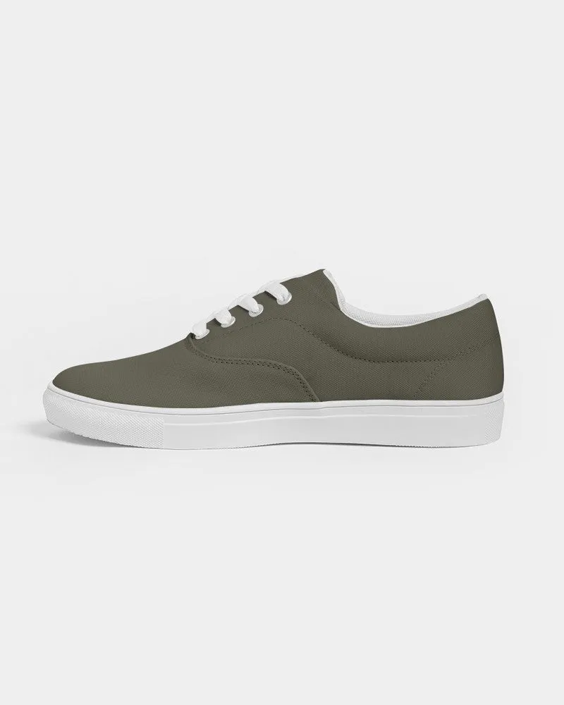 Dark Yellow Men's Canvas Sneakers | Men's | Dark Pale Pastel Yellow | C0M0Y30K80