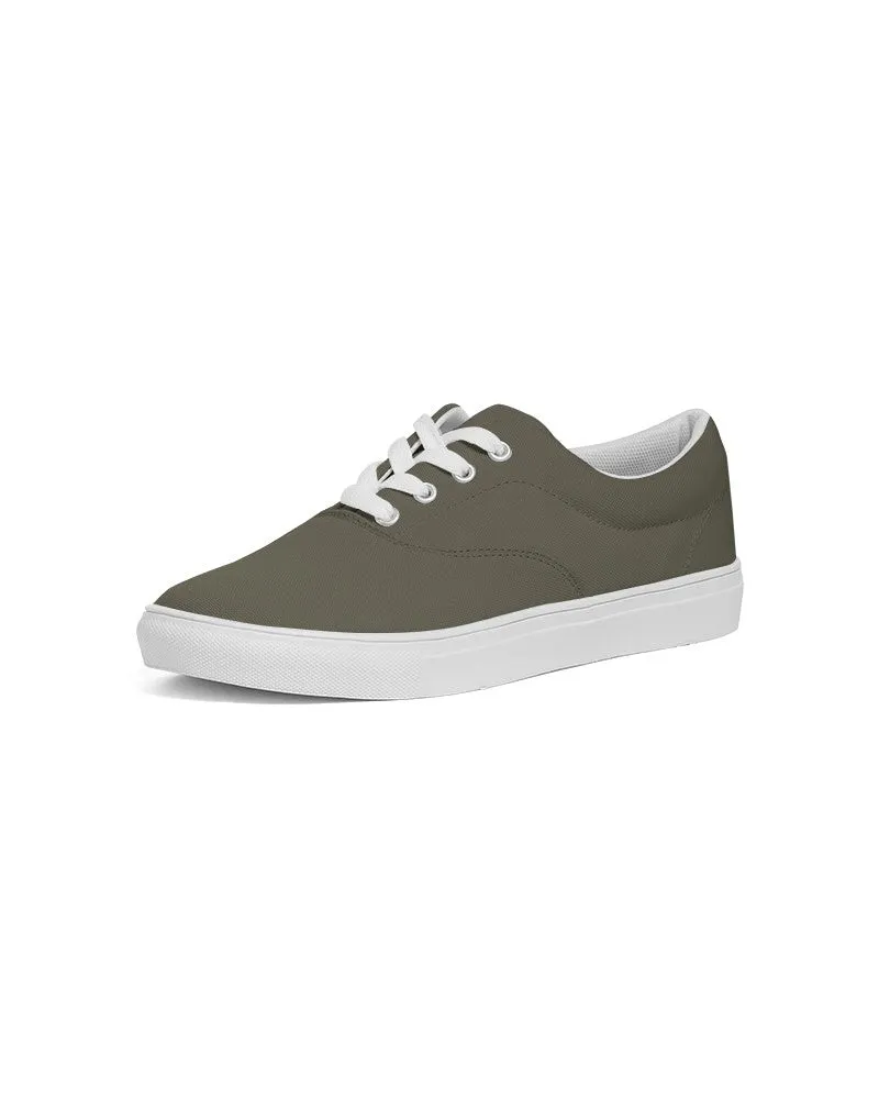 Dark Yellow Men's Canvas Sneakers | Men's | Dark Pale Pastel Yellow | C0M0Y30K80