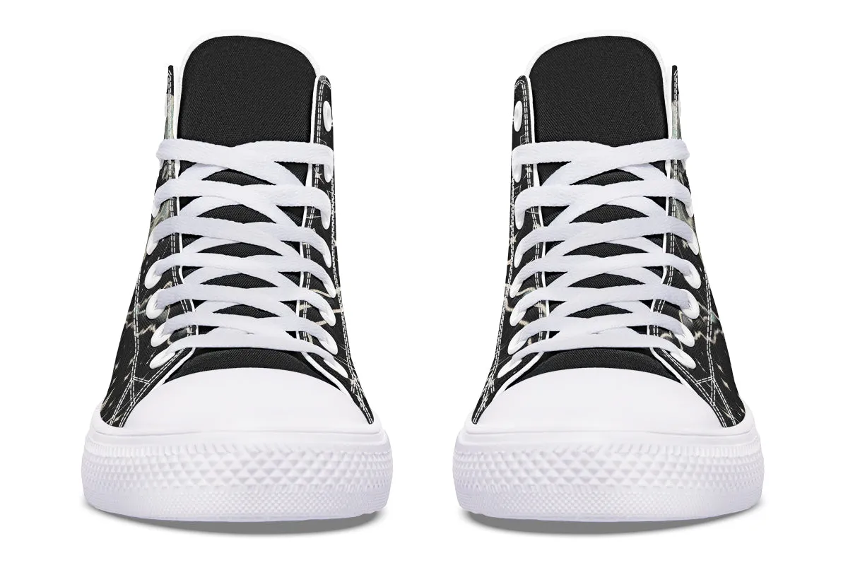 Dawn Star High Tops - Classic Premium Canvas Shoes with Comfortable and Durable Soles