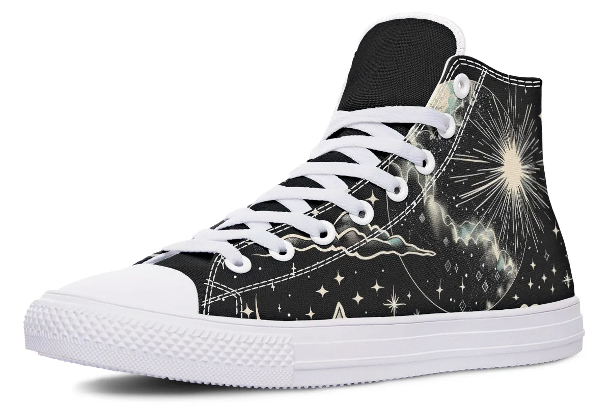 Dawn Star High Tops - Classic Premium Canvas Shoes with Comfortable and Durable Soles